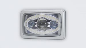 Plug & Play 4x6" LED Scheinwerfer für Mitsubishi 3000GT Gen1 US Version - silber